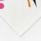 グラフィティスカル&バラフリースブランケット フリースブランケット (角)