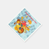 グラフィティスケートボード子供の誕生日パーティー スタンダードカクテルナプキン (角)