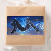 グラフィティスタイリッシュ宇宙飛行士 ラベル (インサイチュ)