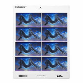 グラフィティスタイリッシュ宇宙飛行士 ラベル (フルシート)