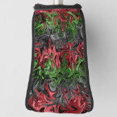 グラフィティスタイルデザイン ゴルフヘッドカバー (回転90)