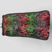 グラフィティスタイルデザイン ゴルフヘッドカバー (正面)