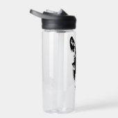 グラフィティスタイルドンキー又はミュレ通りアートスケッチ ウォーターボトル (右面)