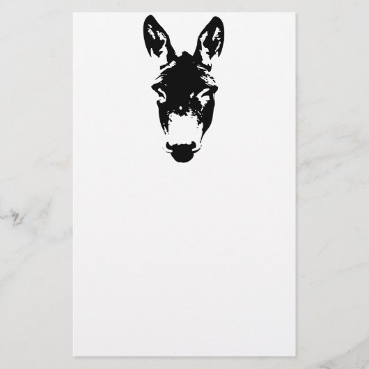 グラフィティスタイルドンキー又はミュレ通りアートスケッチ 便箋 (正面)