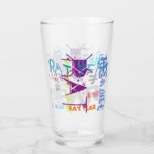 グラフィティスタイル中国のラットイヤー〔占星術の〕十二宮図ビアグラス タンブラーグラス (裏面)