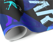 グラフィティスタイル繰り返しタイガー年2022 WP ラッピングペーパー (ロールコーナー)