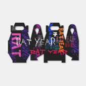 グラフィティスタイル繰り返しラット年2020ゲーブルFB フェイバーボックス (折り畳みなし)