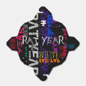 グラフィティスタイル繰り返しラット年2020テイクアウトFB フェイバーボックス (折り畳みなし)