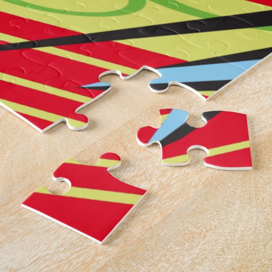 グラフィティスタイル臓器提供認識度 ジグソーパズル (側面)