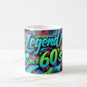  グラフィティスタイル「60年代から伝説の存在」  コーヒーマグカップ