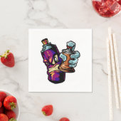 グラフィティスプレーヤー通りアーティスト脂肪キャップスプレー缶 スタンダードカクテルナプキン (インサイチュ)