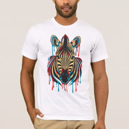 グラフィティゼブラアート Tシャツ