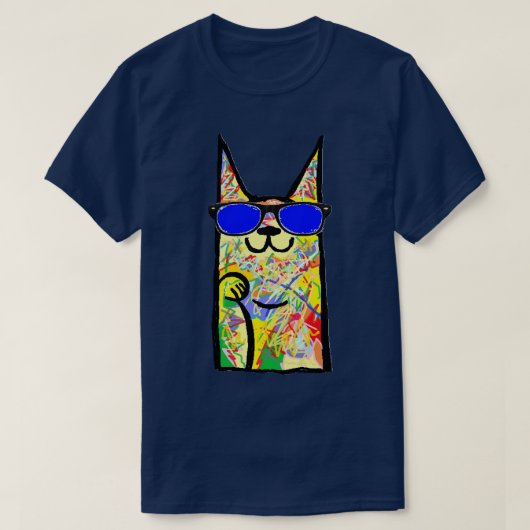 グラフィティタトゥーサブウェイCAT Tシャツ (デザイン正面)