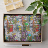 グラフィティダンスヒップホップパターンアーバン 薄葉紙 (ギフト)