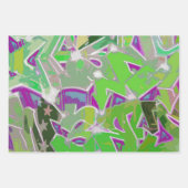 グラフィティデザインラッピング紙セット ラッピングペーパーシート (正面3)