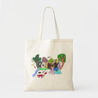 グラフィティデザイン#1 'ROCK' in Color on Tote bag トートバッグ