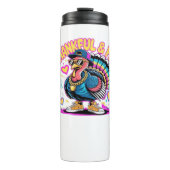 グラフィティトルコのヴィーブ – 感謝とフライの漫画アート タンブラー (正面)