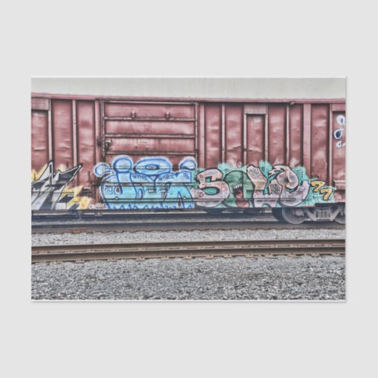 グラフィティトレグランジインアカラフルーバン通りアート 薄葉紙 (正面)