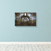 グラフィティトンネル都市崩壊キャンバス キャンバスプリント (インサイチュ (ウッドフロア))