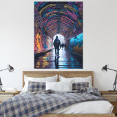 グラフィティトンネル キャンバスプリント (インサイチュ (寝室))