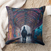 グラフィティトンネル クッション (ブランケット)