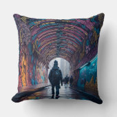 グラフィティトンネル クッション (正面)