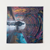 グラフィティトンネル タペストリー (正面(横))