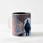 グラフィティトンネル ツートーンマグカップ (正面左)