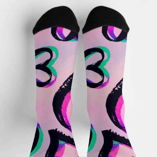 グラフィティハートソックス ソックス (上部)