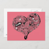 グラフィティハートフル ポストカード (正面/裏面)