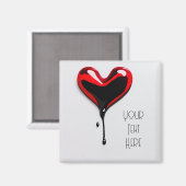 グラフィティハートマグネットアートデコ マグネット (正面/裏面)