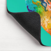 グラフィティハート水彩画 マウスパッド (コーナー)