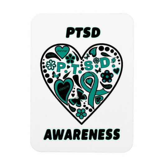 グラフィティハート...PTSD マグネット (縦)