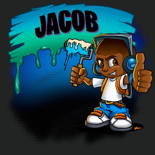 グラフィティパーソナライズされたボーイTシャツ Tシャツ