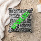 グラフィティパーソナライズされた クッション (ブランケット)