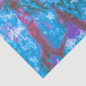 グラフィティパープルブルーアーバン色彩の鮮やかバン通りウォールアート 薄葉紙 (詳細)