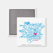 グラフィティパープル/アクア マグネット (正面/裏面)