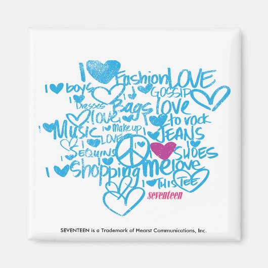 グラフィティパープル/アクア マグネット (正面)