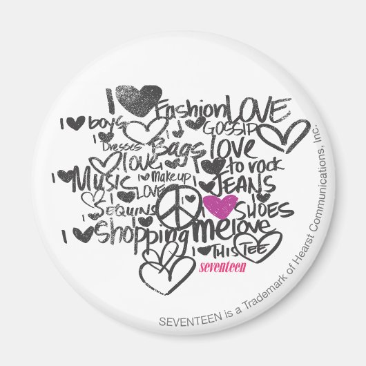 グラフィティパープル マグネット (正面)