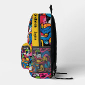 グラフィティヒップホップパターン プリントバックパック (右)
