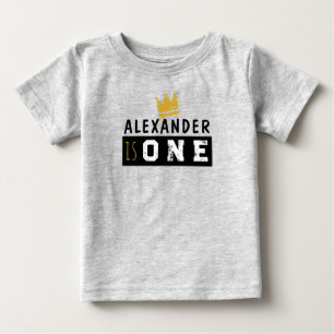 グラフィティヒップホップ1歳 ベビーTシャツ