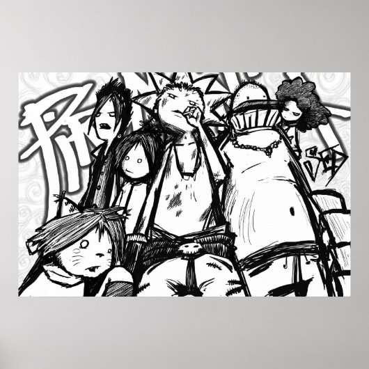 グラフィティピルーマニアのポスター ポスター (正面)