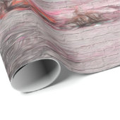 グラフィティピンクグリーンアーバングランジ通りウォールアート ラッピングペーパー (ロールコーナー)