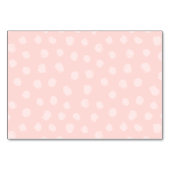 グラフィティピンク赤ちゃんシャワーおむつラッフルチケット テーブルナンバー (裏面)