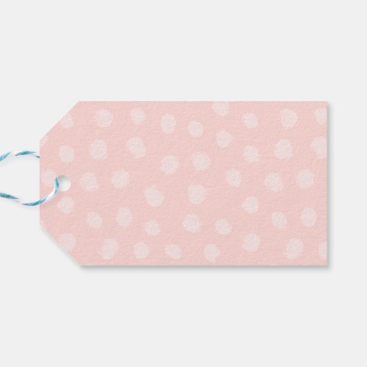 グラフィティピンク赤ちゃんシャワーお気に入りギフトラベル ギフトタグ (裏面横)