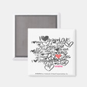 グラフィティピンク マグネット (正面/裏面)