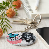 グラフィティファルブフォトグラフアクリル キーホルダー (側面)