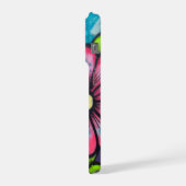 グラフィティフラワーズ通りアート iPhoneケース (左側面)