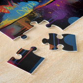 グラフィティフランスのブルドッグ ジグソーパズル (側面)