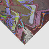 グラフィティブラウンピンクアーバングランジ通りウォールアート 薄葉紙 (詳細)